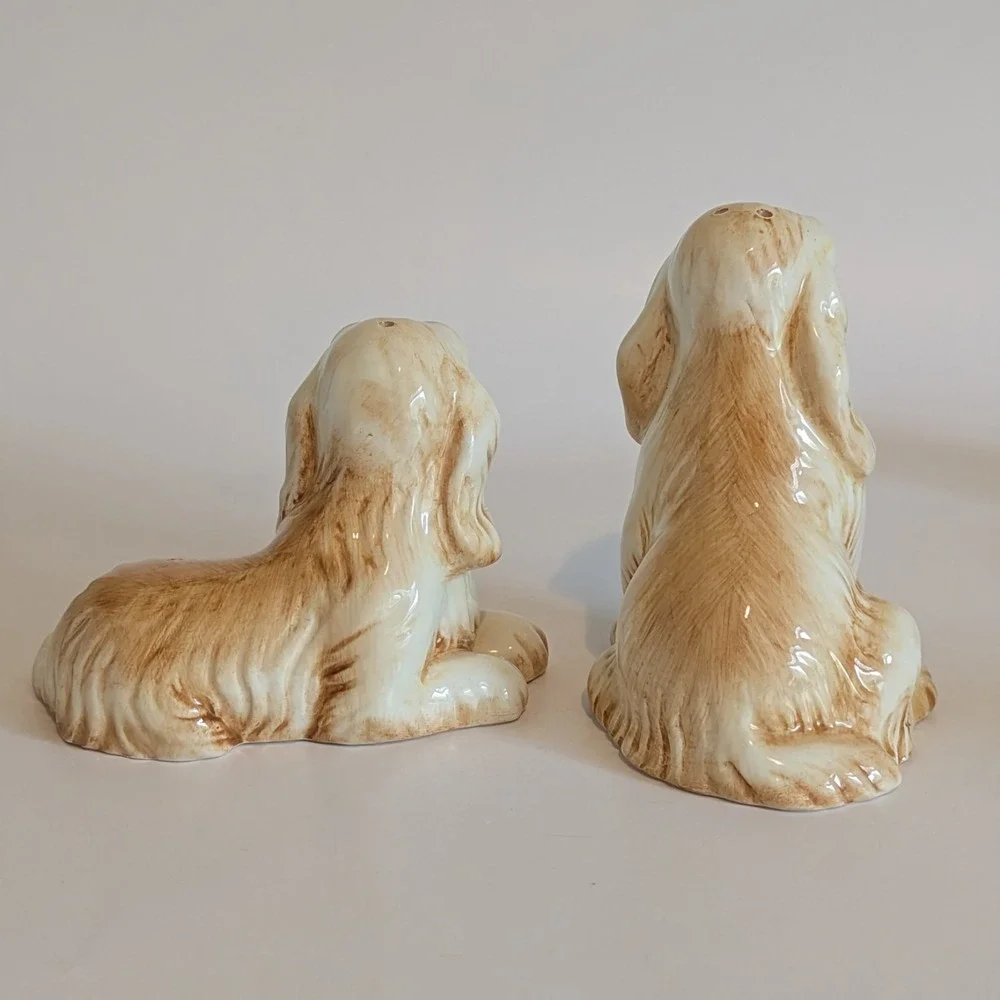 Big Sky Carvers Canine Salt Pepper Lot 6 Dogs-Beagle Westie Basset Pug Cocker